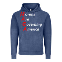 Vintage Denim morons are governing america anti trump political t shirt Vintage Hoodie - lanVoArt