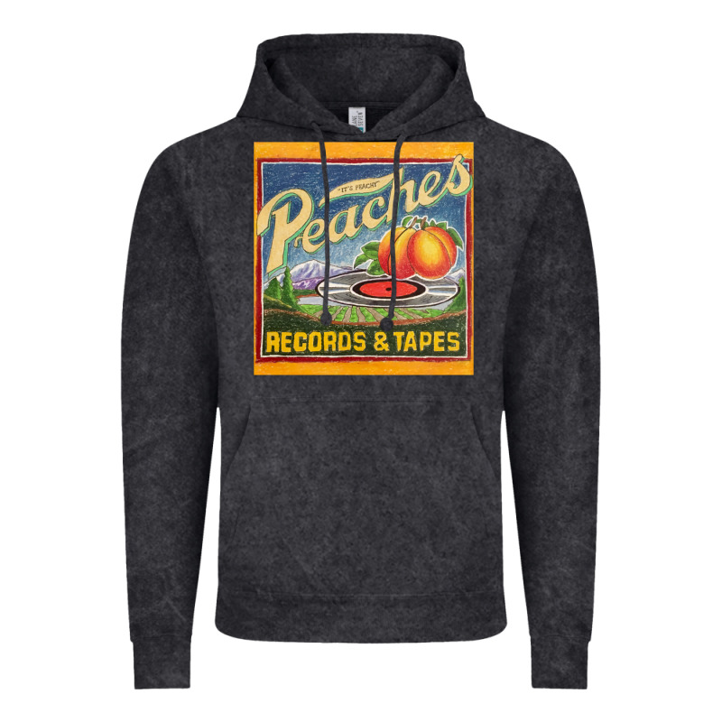 Peaches Records And Tapes Vintage Hoodie by lanVoArt | Teevron