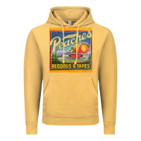 Vintage Mustard peaches records and tapes Vintage Hoodie - lanVoArt
