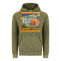 Vintage Olive peaches records and tapes Vintage Hoodie - lanVoArt