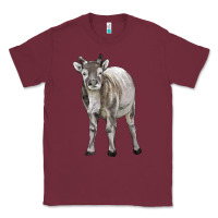 Burgundy reindeer fawn deer Classic Tee - LillyAllenDesigns