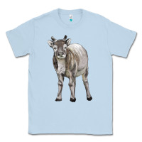 Dusty Blue reindeer fawn deer Classic Tee - LillyAllenDesigns