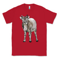 Red reindeer fawn deer Classic Tee - LillyAllenDesigns
