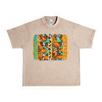 French Oak Fall Pumpkin brushstrokes Urban Heavy Tee - NancyCooperArtShop