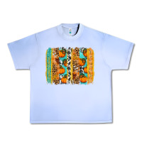 Grape Ice Fall Pumpkin brushstrokes Urban Heavy Tee - NancyCooperArtShop