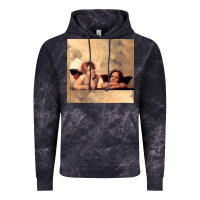 Cloud Black Hot Trend Angels Raphael Cupid Cherubs Art Valentine Angel Vintage Hoodie - lanVoArt