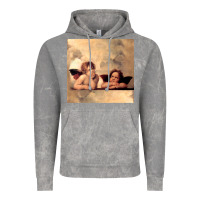 Cloud Rock Hot Trend Angels Raphael Cupid Cherubs Art Valentine Angel Vintage Hoodie - lanVoArt