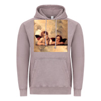 Vintage Zinc Hot Trend Angels Raphael Cupid Cherubs Art Valentine Angel Vintage Hoodie - lanVoArt
