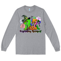 Heather Grey rt respiratory therapist halloween Long Sleeve Tee - CowGirlArtShop