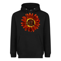 Black Rouge Royale Sunflower Heavyweight Hoodie - LillyAllenDesigns