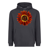 Smoke Rouge Royale Sunflower Heavyweight Hoodie - LillyAllenDesigns