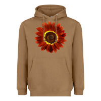 Toasted Coconut Rouge Royale Sunflower Heavyweight Hoodie - LillyAllenDesigns