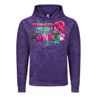 Cloud Purple Stronger than Cancer Vintage Hoodie - HowdyJamesFarm