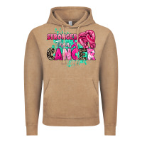Vintage Coffee Stronger than Cancer Vintage Hoodie - HowdyJamesFarm