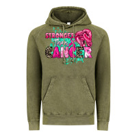Vintage Olive Stronger than Cancer Vintage Hoodie - HowdyJamesFarm