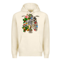 Tofu sorta merry sorta scary chest Premium Hoodie - FaDigitalArtStudio