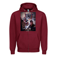 Burgundy unsaid emily julie and the phantoms poster gift (1) Zipper Hoodie - lanVoArt