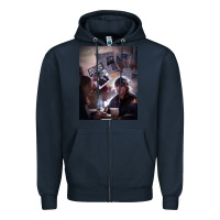 Navy unsaid emily julie and the phantoms poster gift (1) Zipper Hoodie - lanVoArt