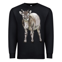 Black reindeer fawn deer Premium Sweatshirt - LillyAllenDesigns