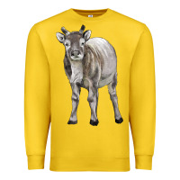 Lemon reindeer fawn deer Premium Sweatshirt - LillyAllenDesigns