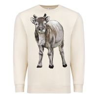 Sandshell reindeer fawn deer Premium Sweatshirt - LillyAllenDesigns