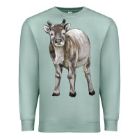 Seafoam reindeer fawn deer Premium Sweatshirt - LillyAllenDesigns