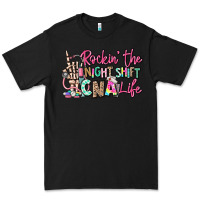 Black rockin the night shift cna life Premium Tee - RanaPortraitStore