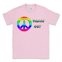 Bubblegum Pink Peace Out Classic Tee - Bettercallsaul
