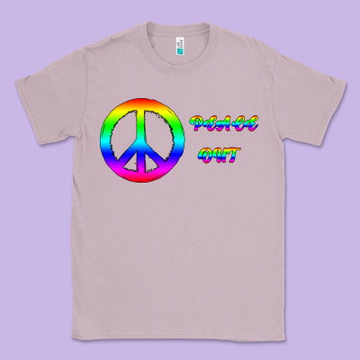 Peace Out Classic Tee Designed By Bettercallsaul