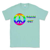 Seafoam Peace Out Classic Tee - Bettercallsaul