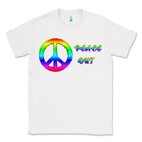 White Peace Out Classic Tee - Bettercallsaul