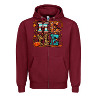 Burgundy Fall Autumn Leopard Meme Zipper Hoodie - LillyAllenDesigns