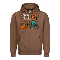Chestnut Fall Autumn Leopard Meme Zipper Hoodie - LillyAllenDesigns
