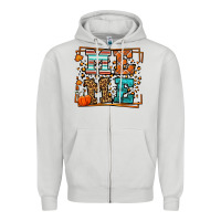 Dove Grey Fall Autumn Leopard Meme Zipper Hoodie - LillyAllenDesigns