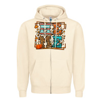 Sandshell Fall Autumn Leopard Meme Zipper Hoodie - LillyAllenDesigns