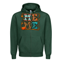 Sports Green Fall Autumn Leopard Meme Zipper Hoodie - LillyAllenDesigns
