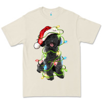 Bone christmas black poodles dog Premium Tee - LillyAllenDesigns