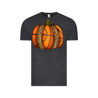 Vintage Black Basketball Pumpkin Vintage Tee - texasbilliewilder