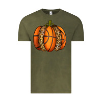 Vintage Olive Basketball Pumpkin Vintage Tee - texasbilliewilder
