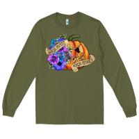 Army Green sorta sweet sorta spooky Long Sleeve Tee - CowGirlArtShop