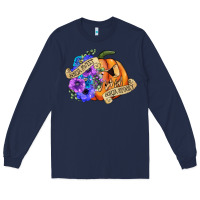 Navy sorta sweet sorta spooky Long Sleeve Tee - CowGirlArtShop