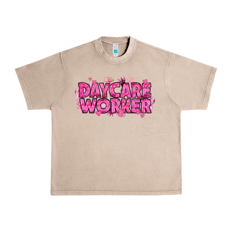 Breast Cancer Daycare Worker Urban Heavy Tee by texasbilliewilder | Teevron