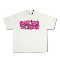 Pistachio Breast Cancer Daycare Worker Urban Heavy Tee - texasbilliewilder