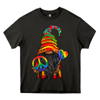 Asphalt LGBTQ+ Pride Gnome With Candy Heavy Core Tee - BundleAndBundleShop