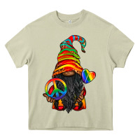 Mossy LGBTQ+ Pride Gnome With Candy Heavy Core Tee - BundleAndBundleShop