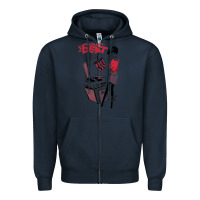 Navy the english beat Zipper Hoodie - lanVoArt