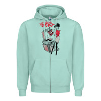 Seafoam the english beat Zipper Hoodie - lanVoArt