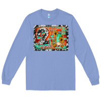 Colony Blue western back to school 2nd grade 2 Long Sleeve Tee - Jasminsmagicworld