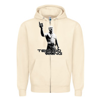 Sandshell techno viking Zipper Hoodie - lanVoArt