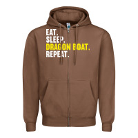 Chestnut Dragon Boat-Kdkal Zipper Hoodie - lanVoArt